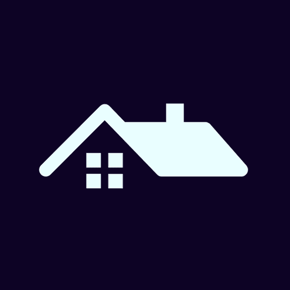 House icon on dark background